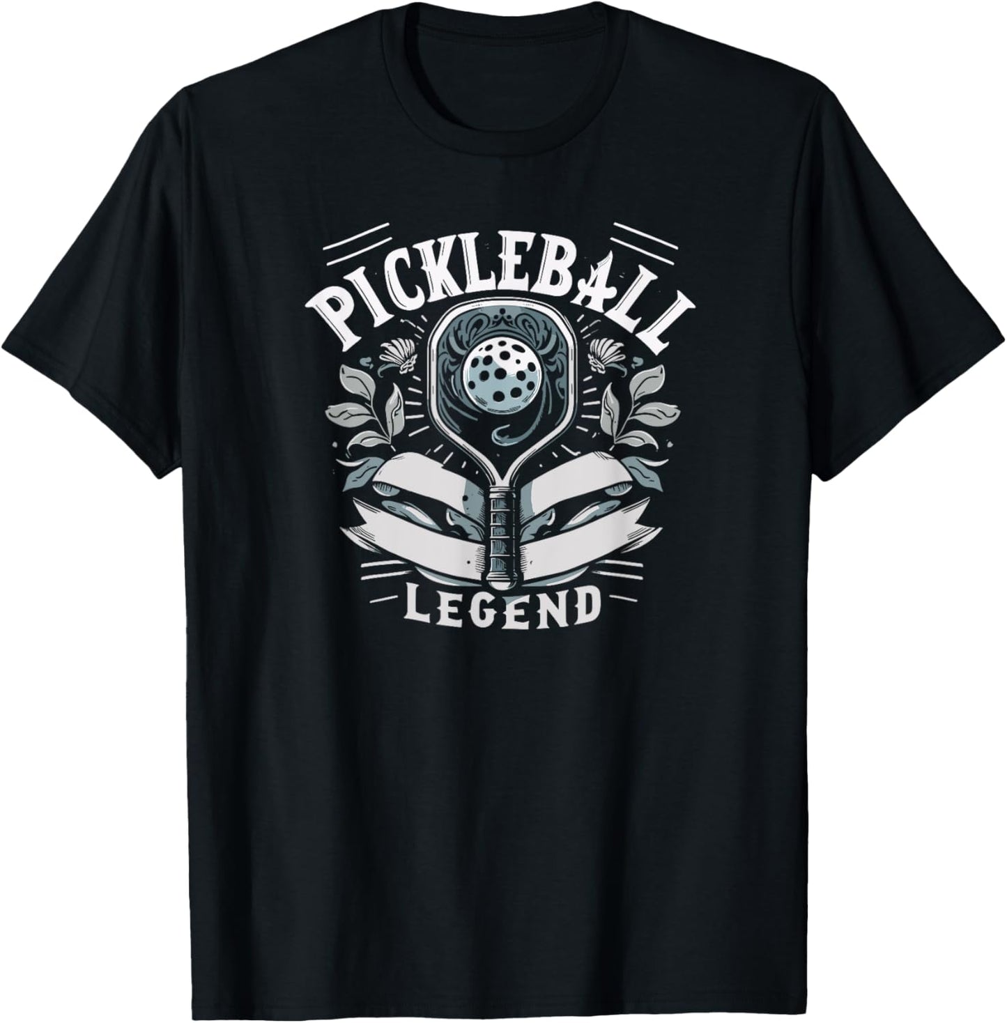 Pickleball Legend, Funny Pickleball Player T-Shirt - T-Shirt | Black