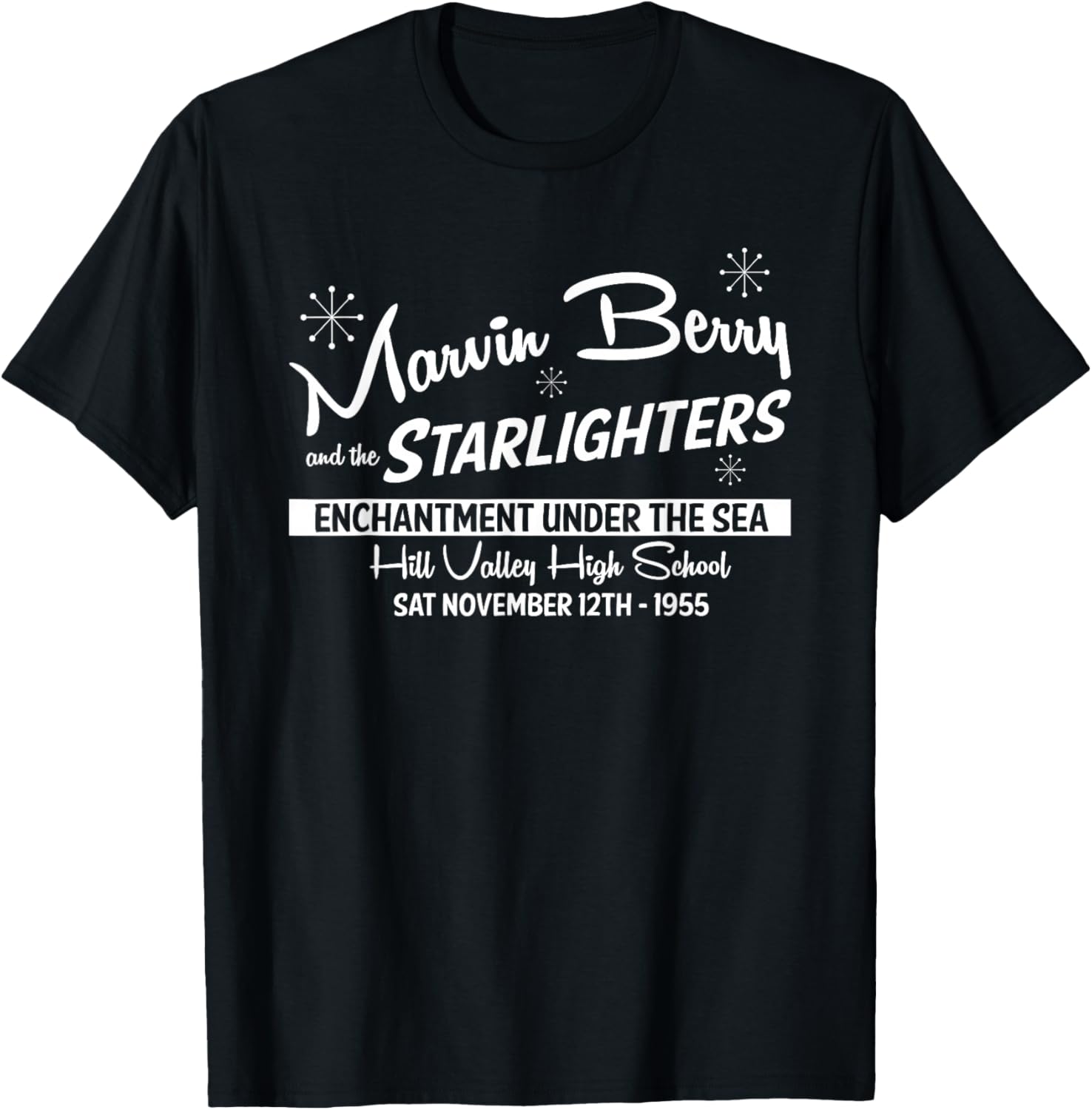 Marvin Berry and the Starlighters Band T-Shirt - T-Shirt | Black