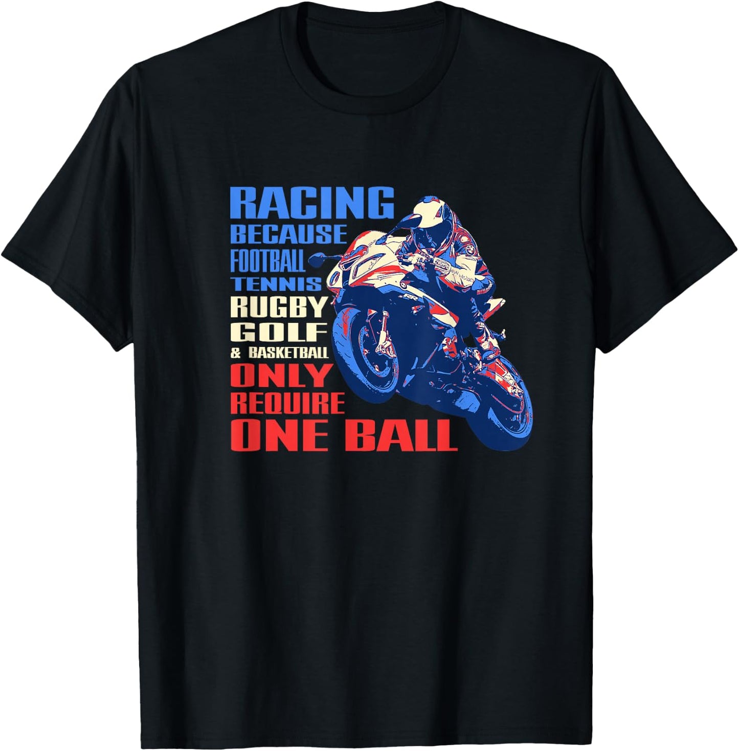 Funny Super Bike Motorcycle Championship Racing T shirt T-Shirt - T-Shirt | Black