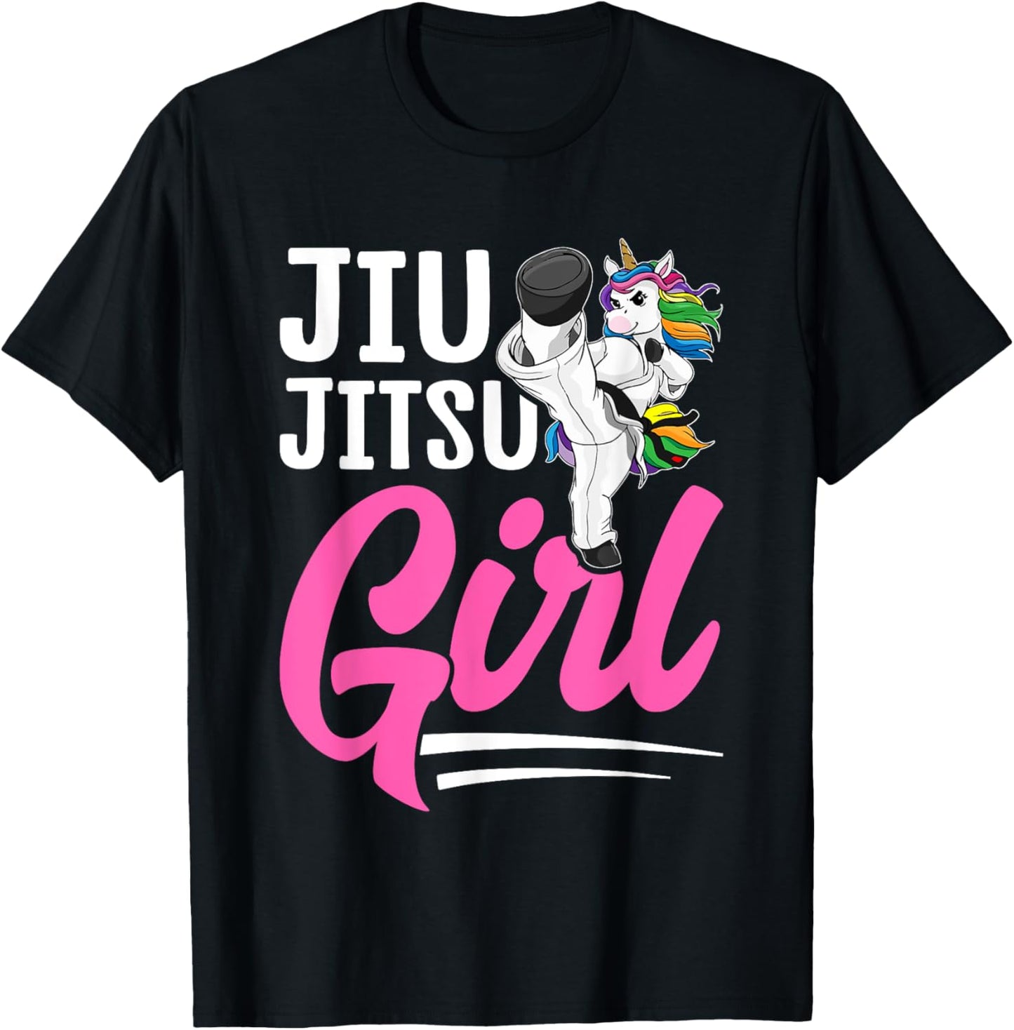 Jiu Jitsu Girl BJJ Girl Martial Arts T-Shirt - T-Shirt | Black