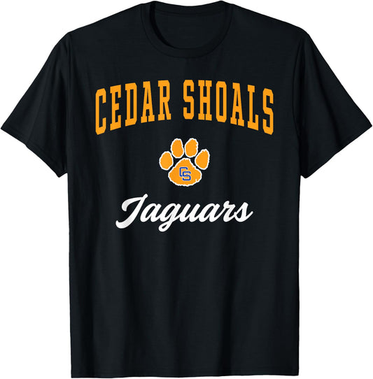 Cedar Shoals High School Jaguars T-Shirt - T-Shirt | Black