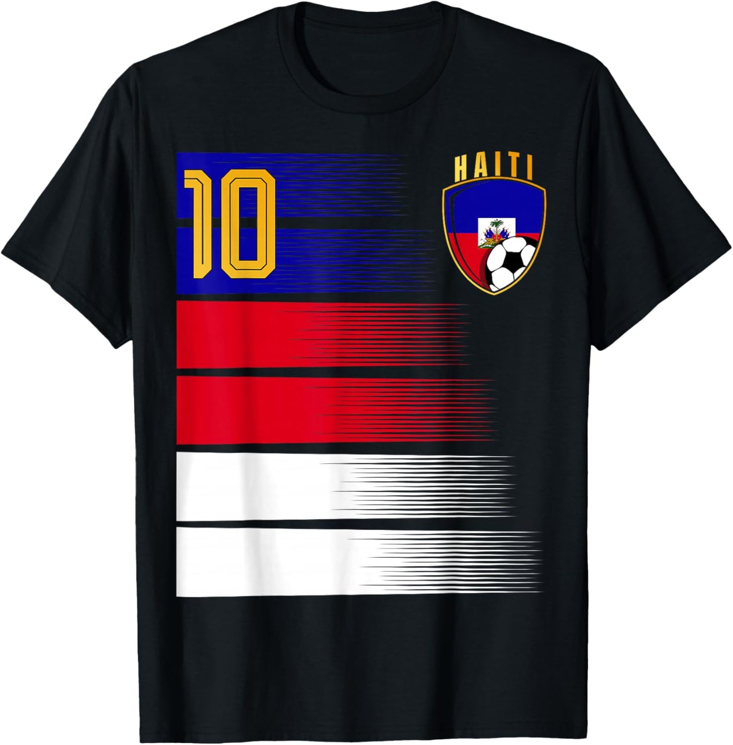 Haiti Flag Haitian Pride Lovers T-Shirt - T-Shirt | Black