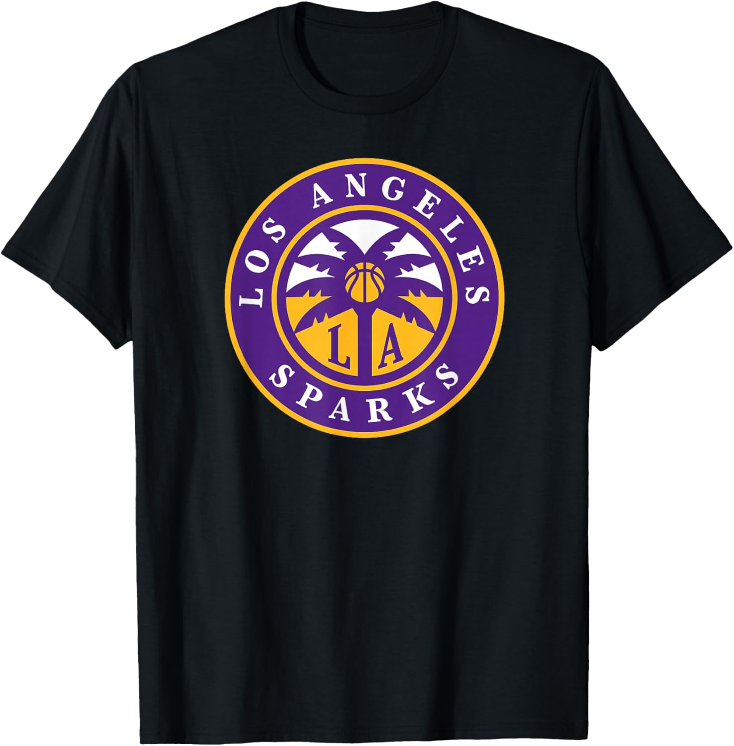 WNBA Los Angeles Sparks Fan Base T-Shirt - T-Shirt | Black