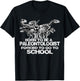 Born to be a PALEONTOLOGIST Forced to go to school Shirt T-Shirt - T-Shirt | Black