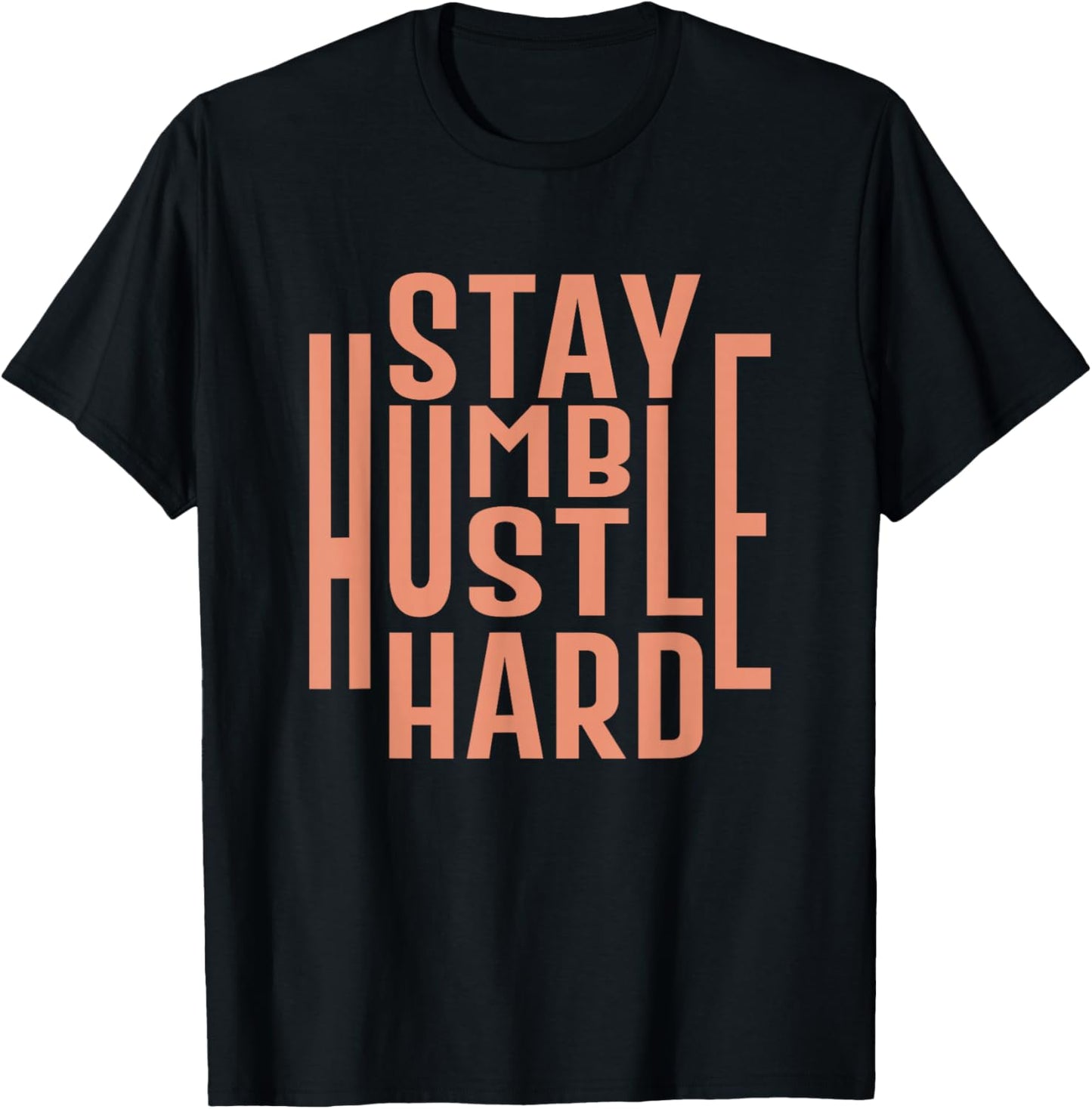 Concrete And Luxury Stay Humble Crimson Bliss T-Shirt - T-Shirt | Black