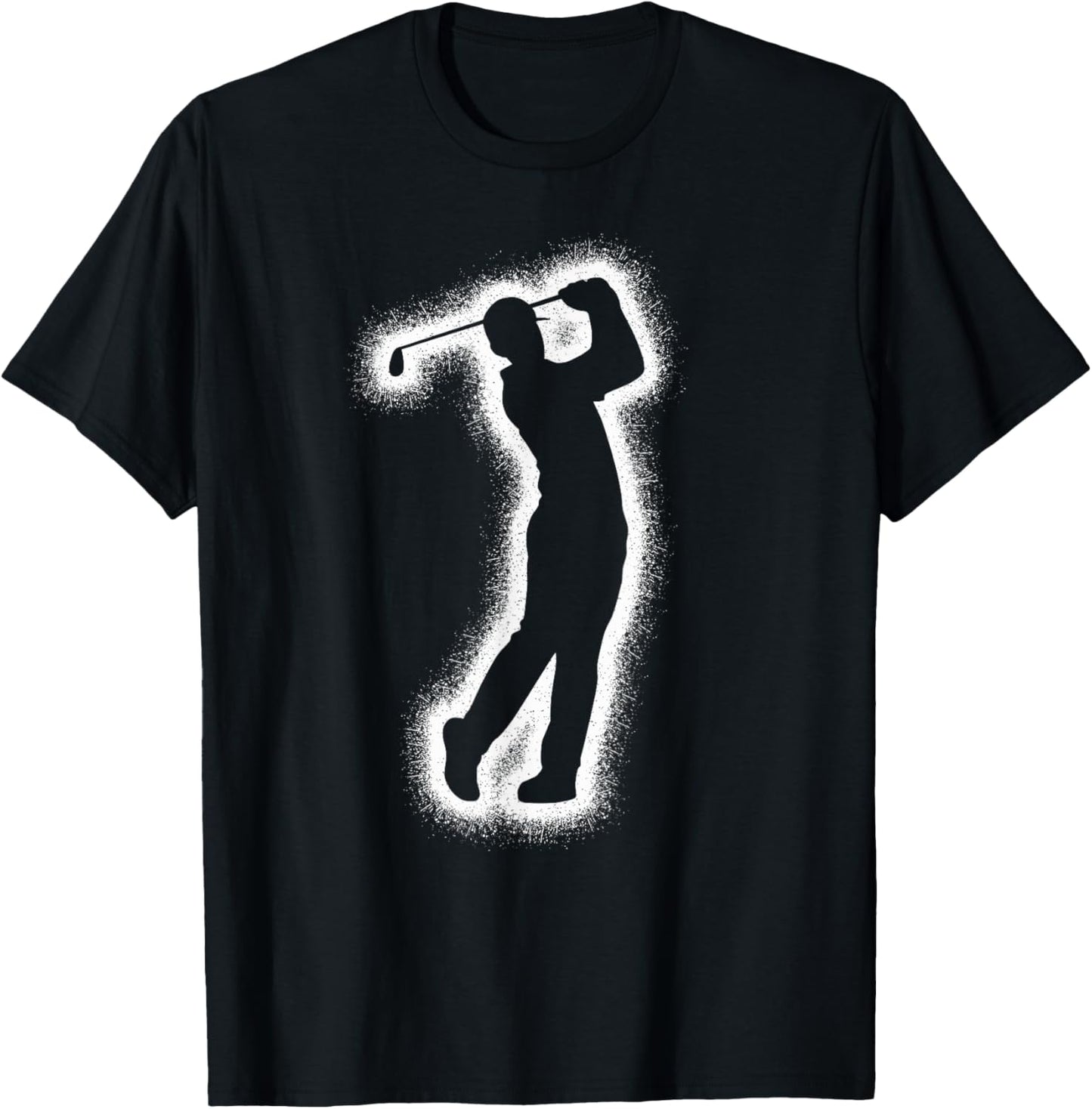 Golf Player Golfer Boys Kids Men Golfing T-Shirt - T-Shirt | Black