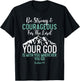 Joshua 1:9 Christian Bible Verse T-Shirt - T-Shirt | Black