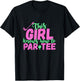 This Girl Knows How to Par - Funny Lets Party Golf Gift T-Shirt - T-Shirt | Black