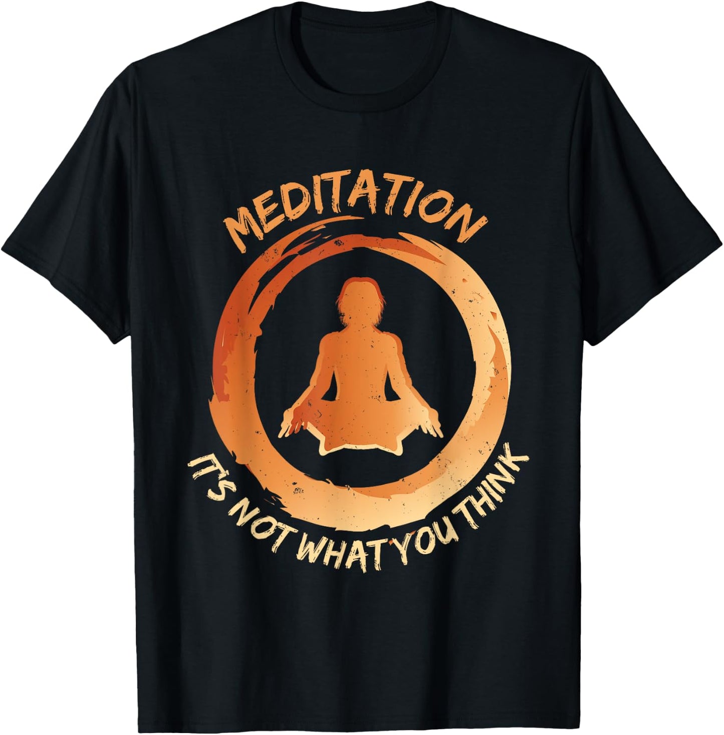 Meditation - Spirituality Zen Buddha Buddhism Om Gift T-Shirt - T-Shirt | Black