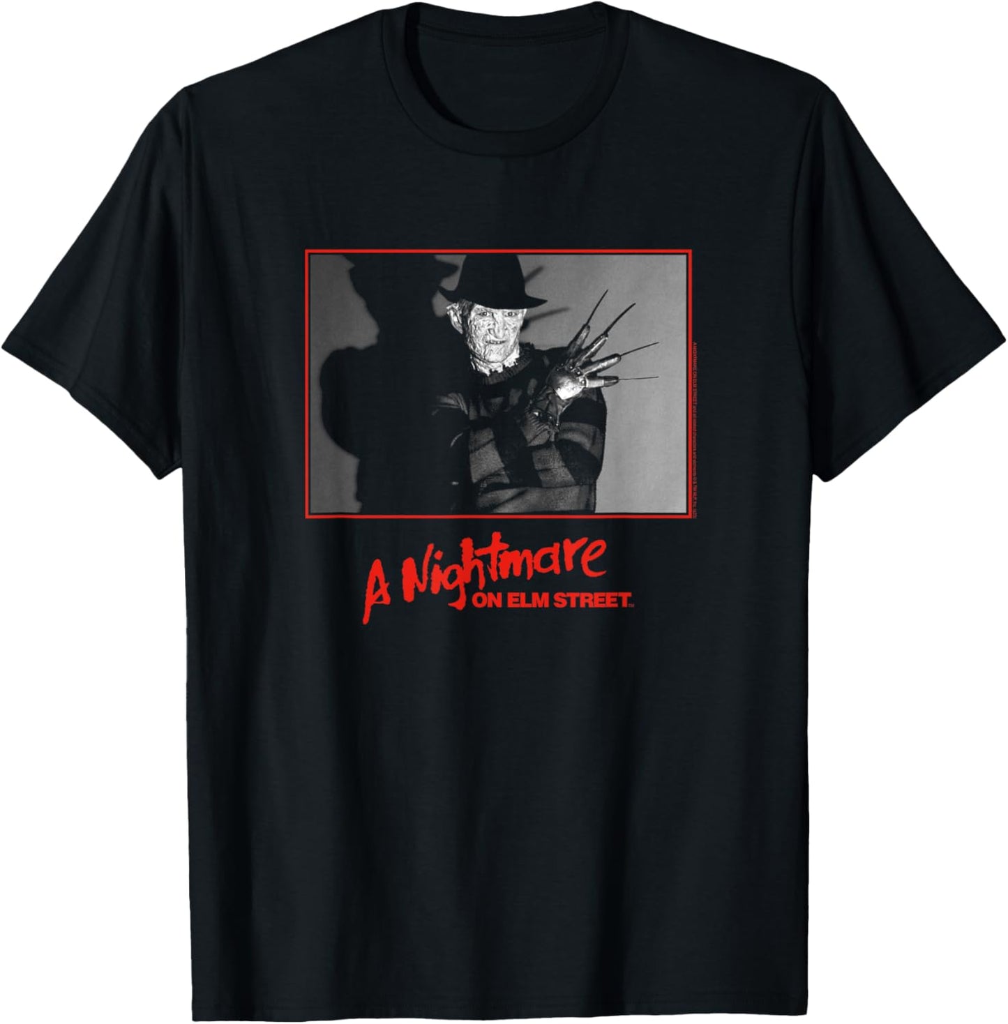 Nightmare on Elm Street 3: Dream Warriors Freddy Photo Movie T-Shirt - T-Shirt | Black