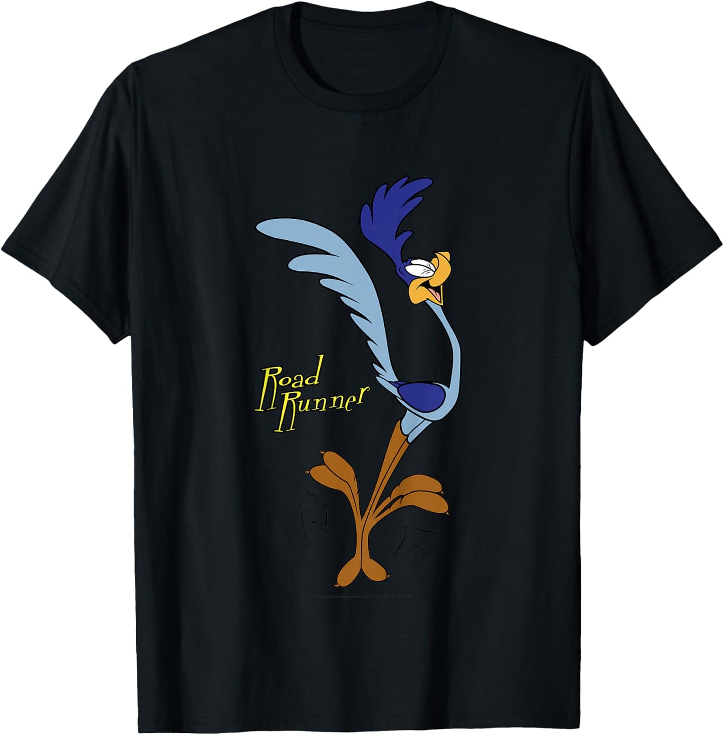 Kids Looney Tunes Road Runner Happy Portrait T-Shirt - T-Shirt | Black