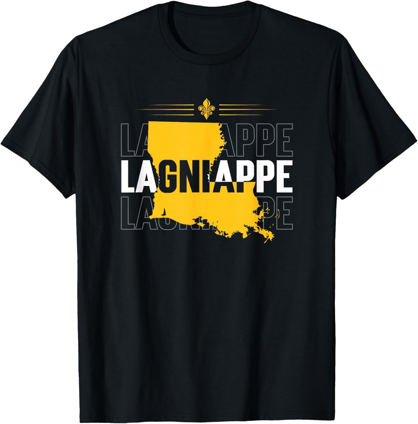 New Orleans Slang or Nola for Lagniappe T-Shirt - T-Shirt | Black