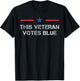 This Veteran Votes Blue Retired Military Voting Biden 2020 T-Shirt - T-Shirt | Black