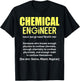 Funny Chemical Engineer Definition - Engineering Noun T-Shirt - T-Shirt | Black