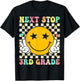 Groovy Next Stop 3rd Grade 2nd Grade Graduation 2025 T-Shirt - T-Shirt | Black