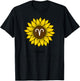 Sunflower Aries Birthday Horoscope Zodiac Astrology Women T-Shirt - T-Shirt | Black