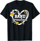 Band Grandma Heart Marching Band Grandma T-Shirt - T-Shirt | Black