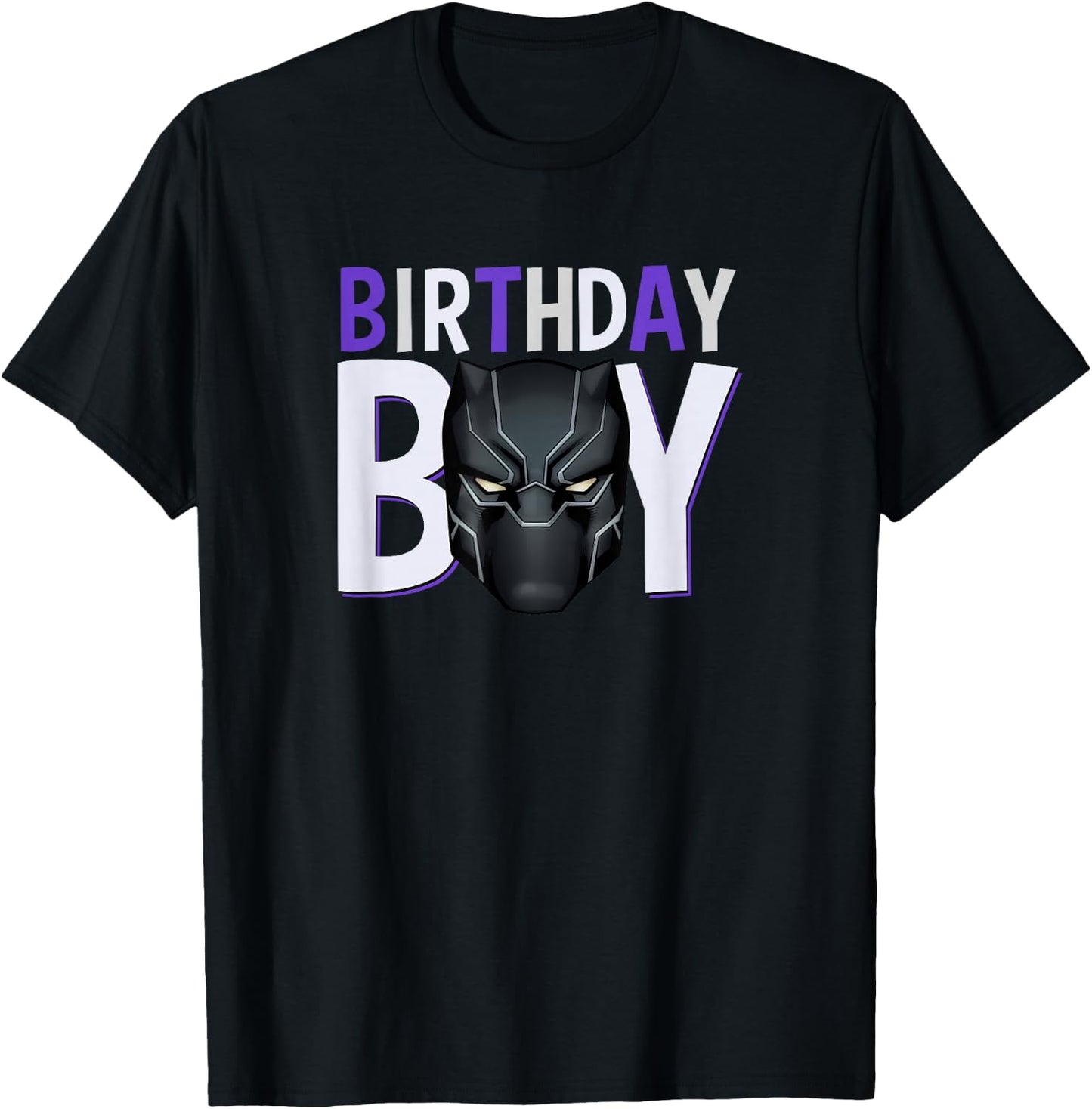 Marvel Avengers Black Panther Birthday Boy Small T-Shirt - T-Shirt | Black