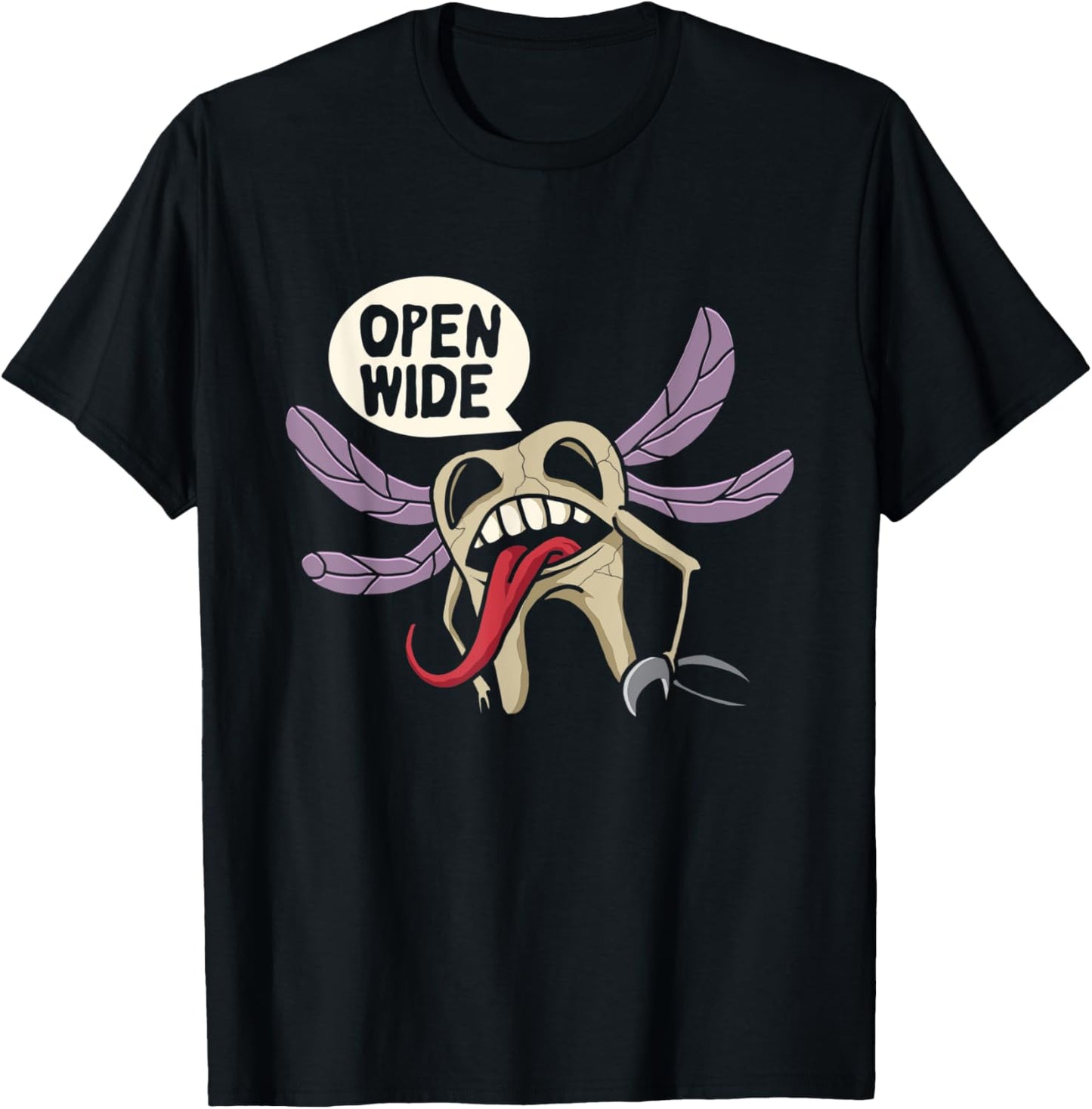 Zombie Tooth Fairy Halloween Dental Future Evil Dentist T-Shirt - T-Shirt | Black
