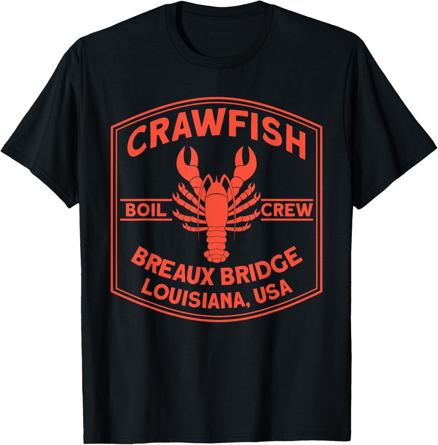Crawfish Boil Crew Breaux Bridge Louisiana Crawfish Festival T-Shirt - T-Shirt | Black