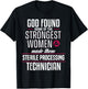Sterile Processing Technician Strong Women SPD Tech Apparel T-Shirt - T-Shirt | Black
