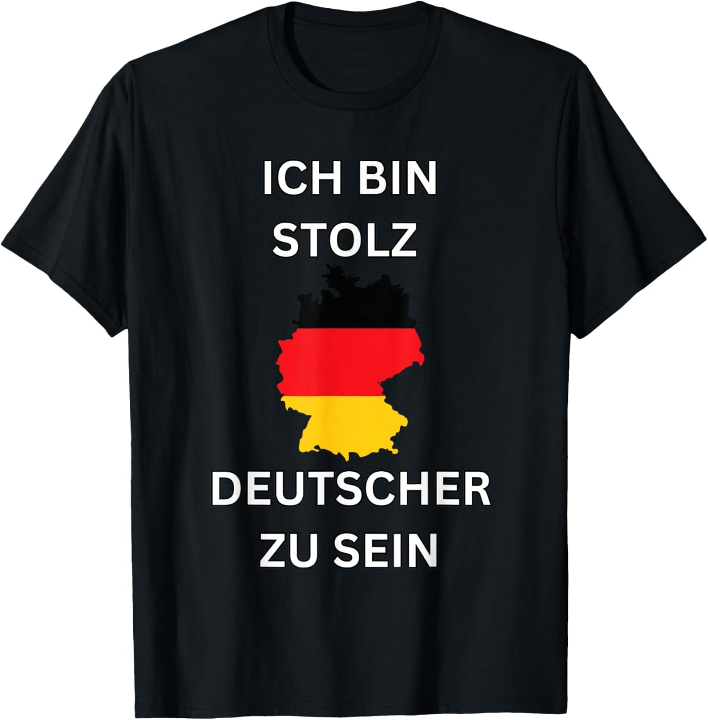 Ich bin stolz darauf, deutsches Design zu sein T-Shirt - T-Shirt | Black