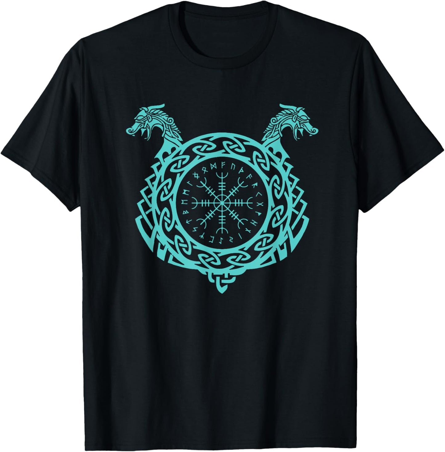 Viking Helm of Awe T-Shirt - T-Shirt | Black