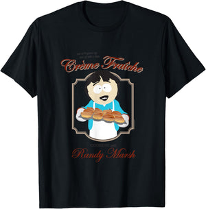 South Park Cartoon Series Randy Marsh Cooking Creme Fraiche T-Shirt - T-Shirt | Black