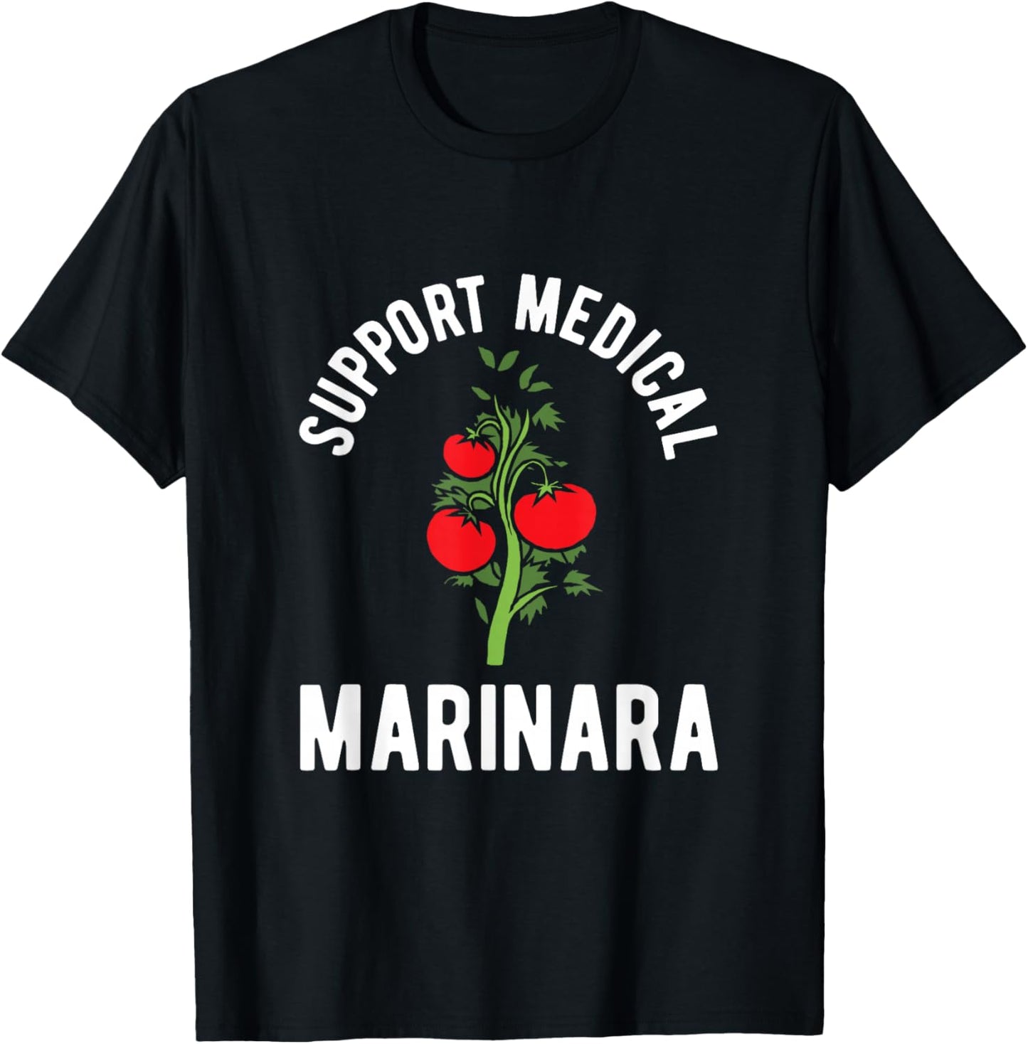 Support medical Marinara funny Italian pasta sauce T-Shirt - T-Shirt | Black