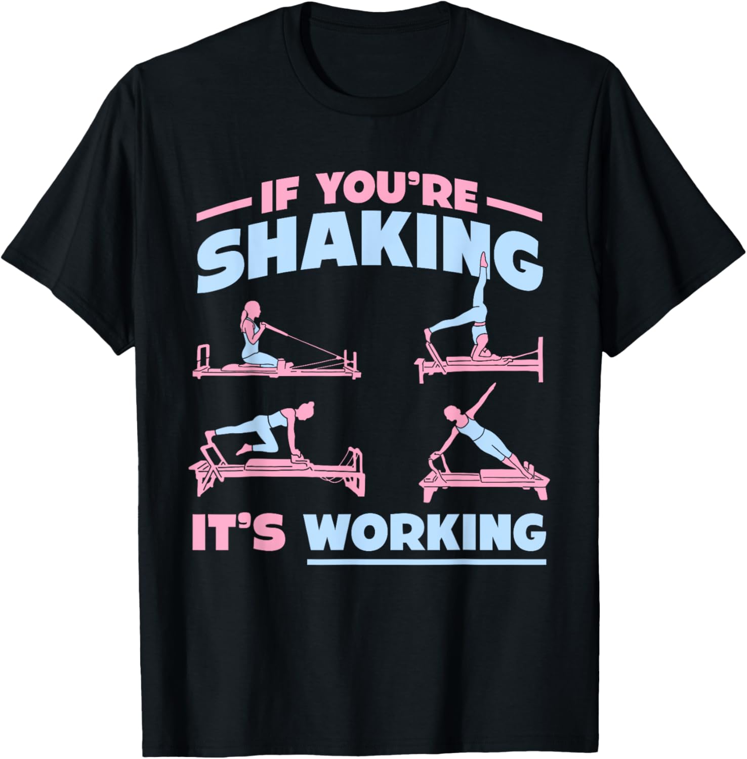 Funny Pilates T-Shirt - T-Shirt | Black