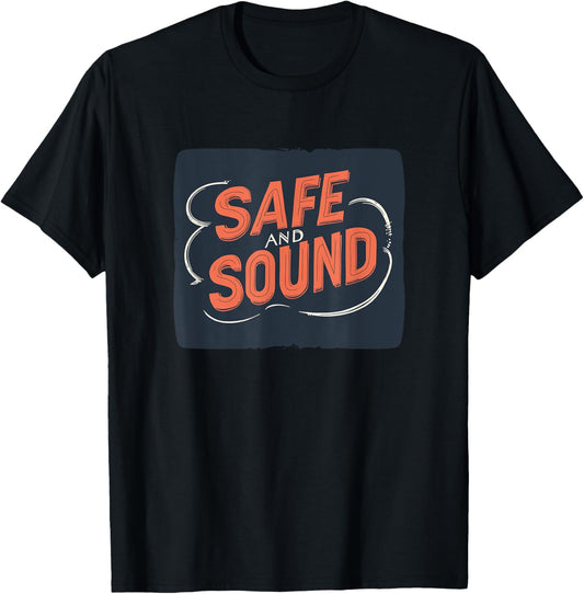 Stay Safe and Sound with this Cool Costume T-Shirt - T-Shirt | Black