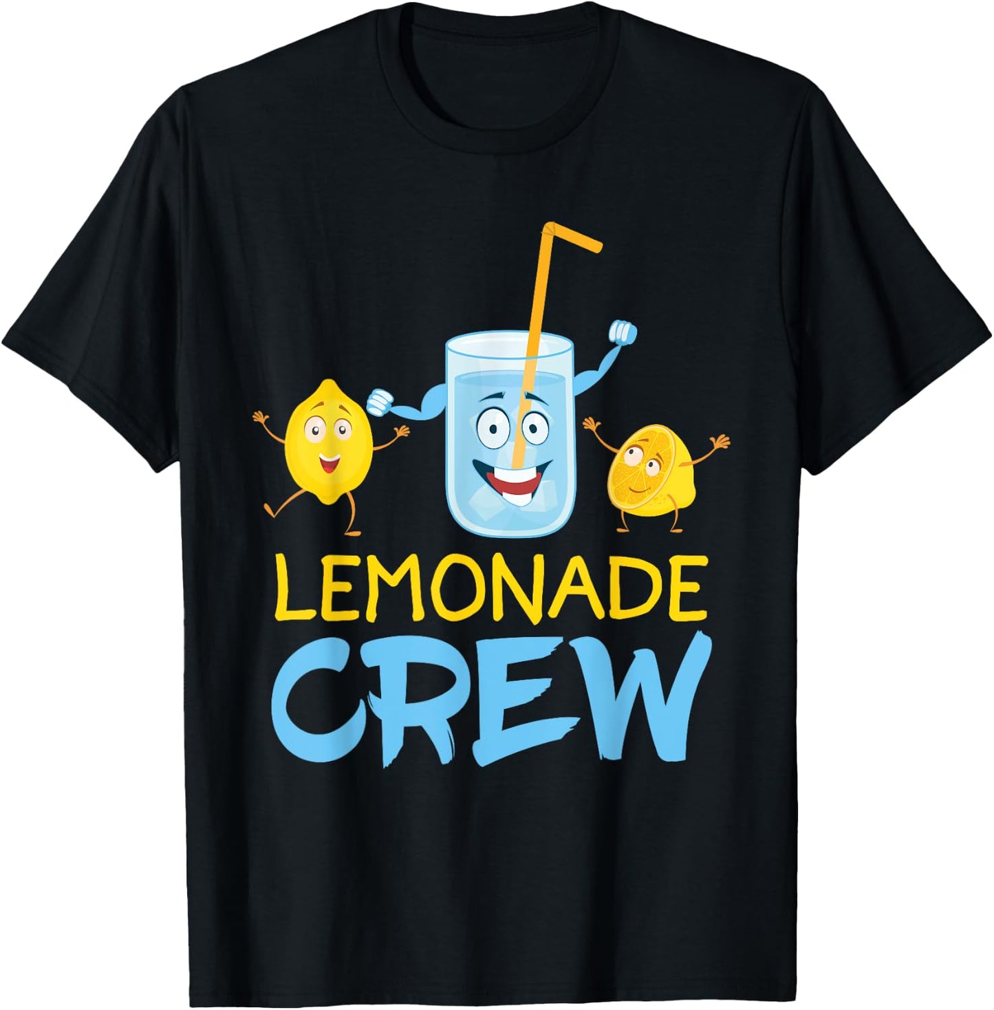 Lemonade Crew Lemon Boss Juice Stand Gift T-Shirt - T-Shirt | Black