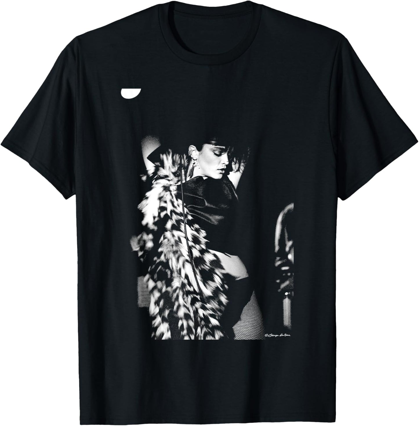 Madonna Early Live At NY Gig By George DuBose T-Shirt - T-Shirt | Black