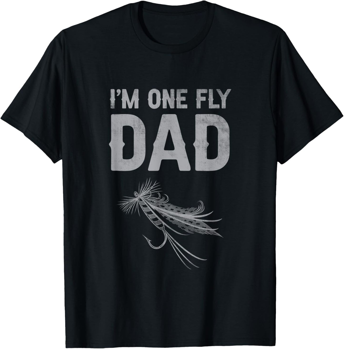 One Fly Dad Funny Fathers Day T-Shirt - T-Shirt | Black