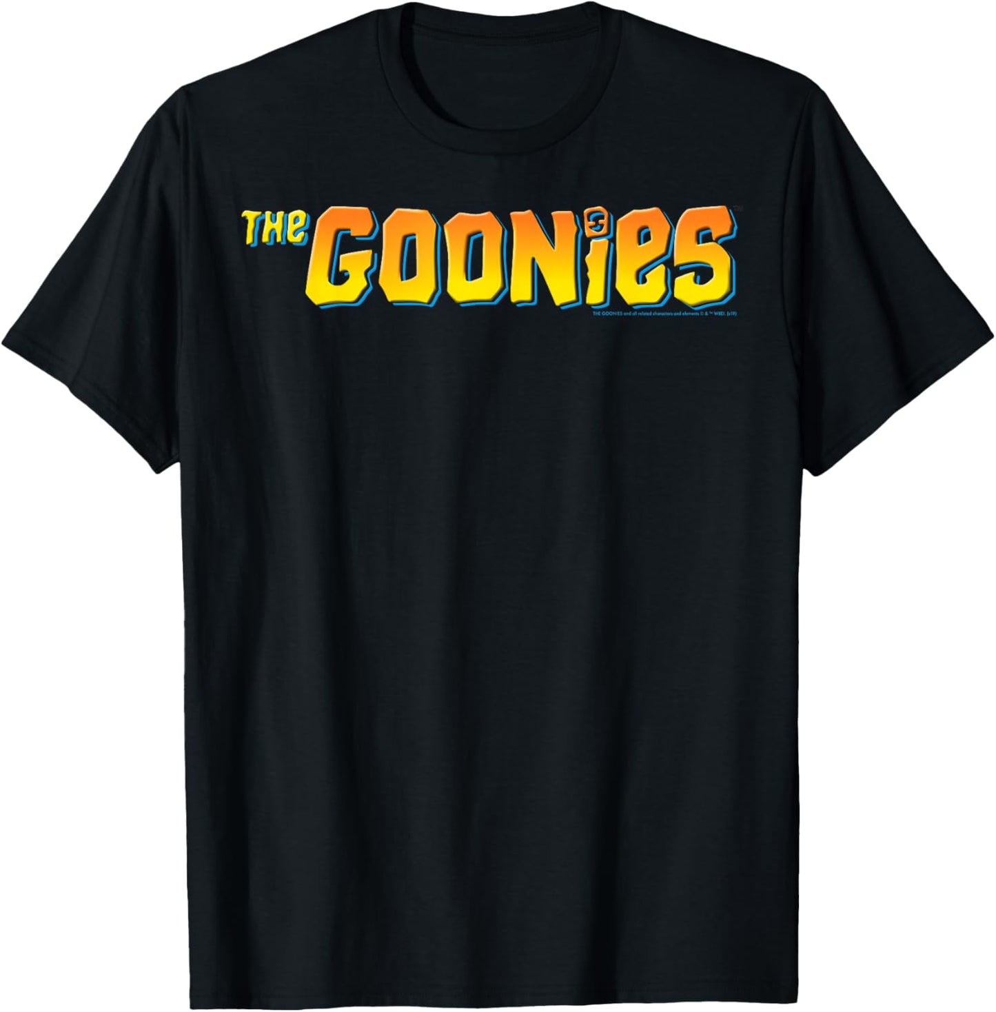 The Goonies Simple Logo T-Shirt - T-Shirt | Black