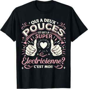 A Super Electrician Gift 's Electrician , Black, S T-Shirt - T-Shirt | Black