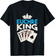 Euchre King Card Game Player Euchre Playing Clubs Euchre T-Shirt - T-Shirt | Black