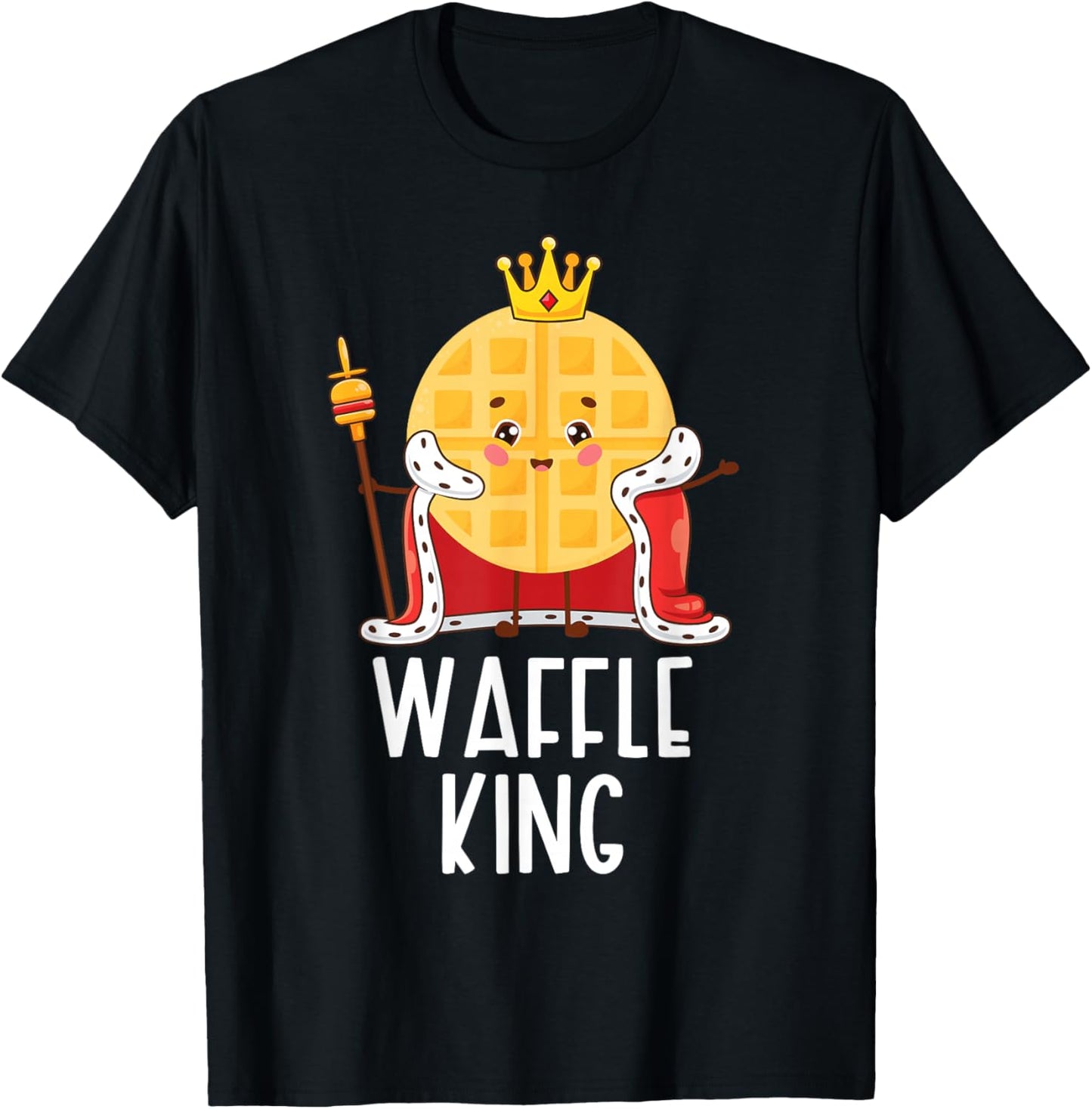 Waffle King T-Shirt - T-Shirt | Black