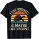 I Like Tortoises and Maybe 3 People Tortoise Turtle Reptile T-Shirt - T-Shirt | Black