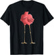 Cool Headless Flamingo Halloween Costume | Funny Lazy Gift T-Shirt - T-Shirt | Black