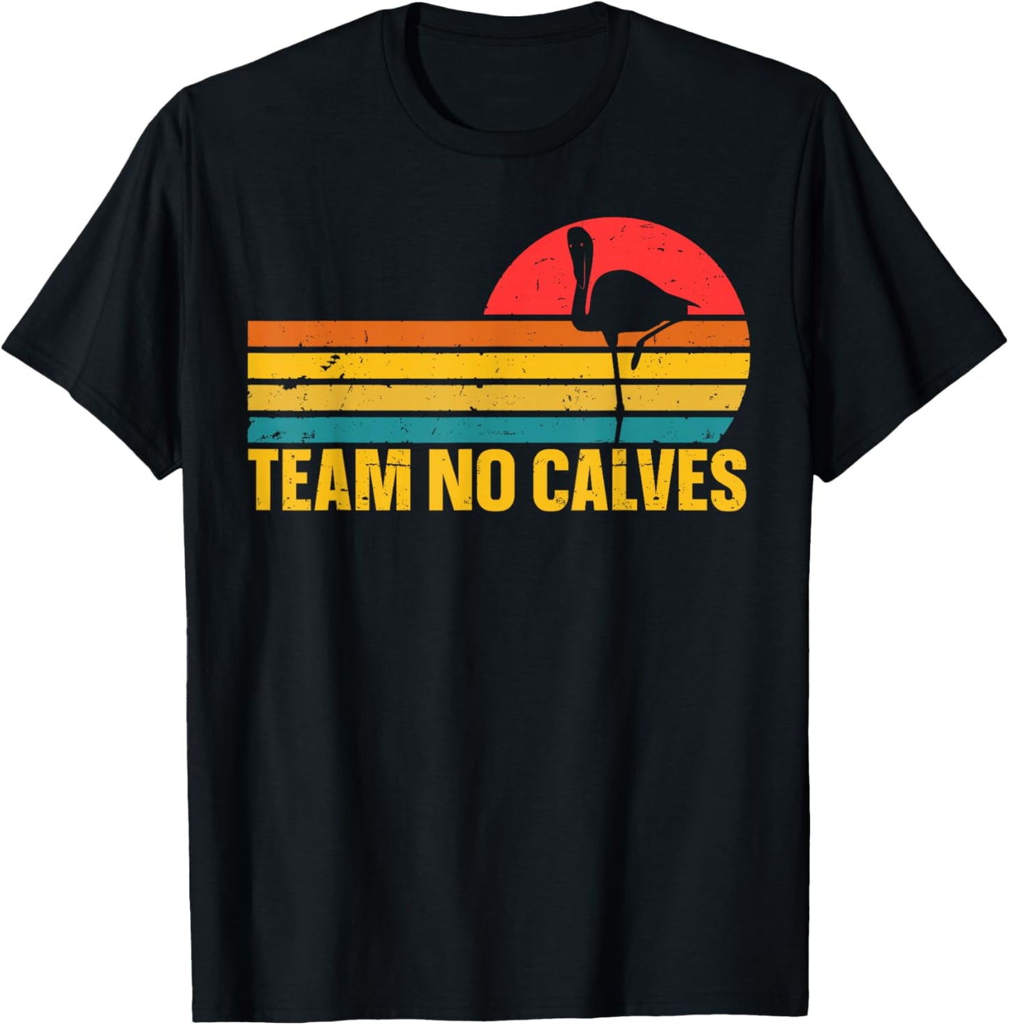 Team No Calves T-Shirt - T-Shirt | Black