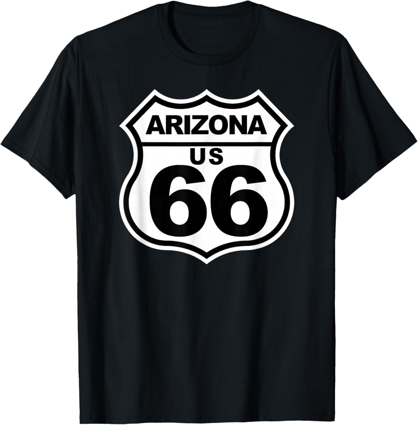 US Route 66 Arizona American Highway US Route 66 Arizona T-Shirt - T-Shirt | Black