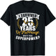 25 Years of Marriage Superpower 25th Wedding Anniversary T-Shirt - T-Shirt | Black