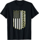 Longview Lobos American Flag T-Shirt - T-Shirt | Black