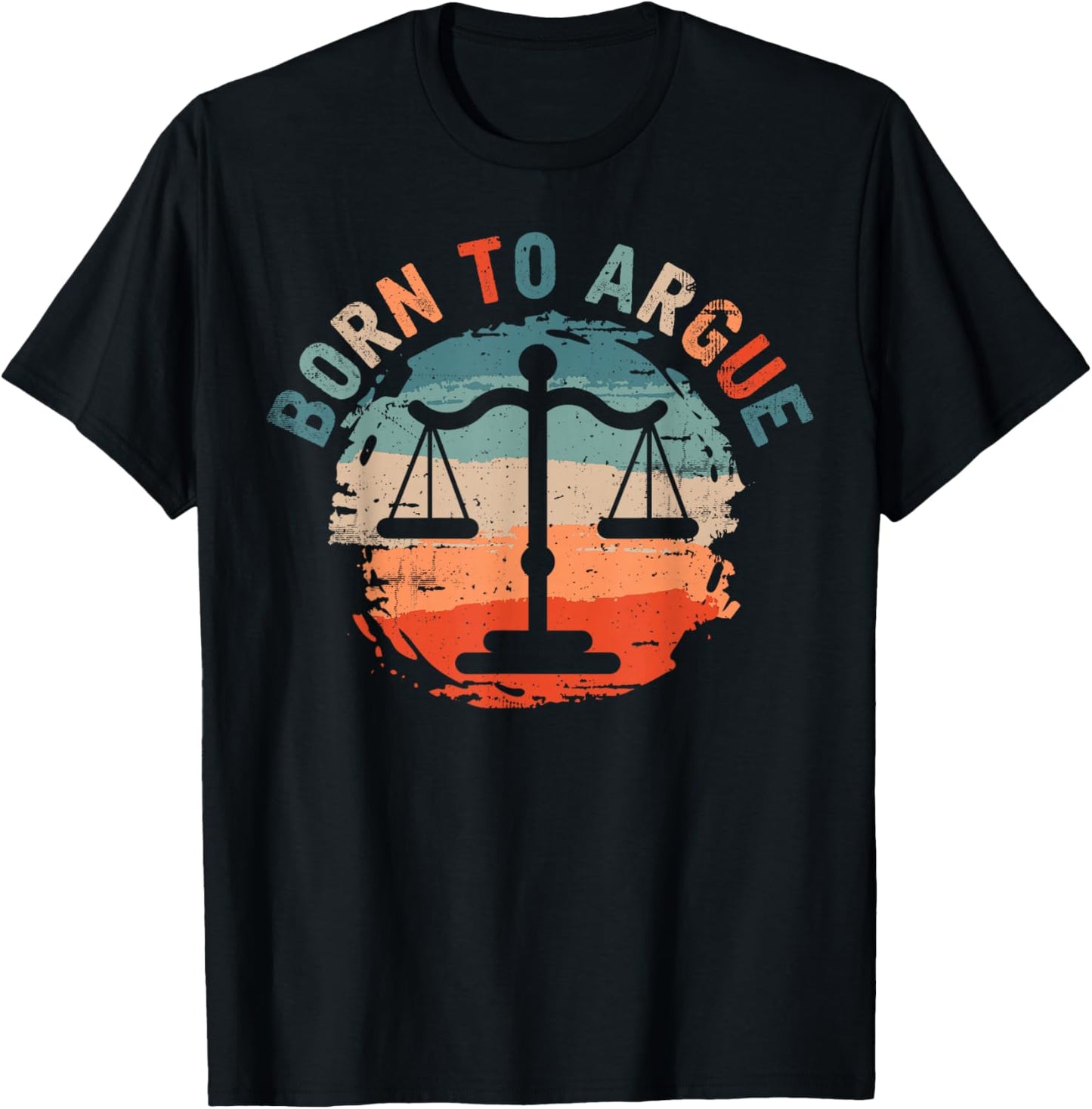 Born To Argue T-Shirt - T-Shirt | Black