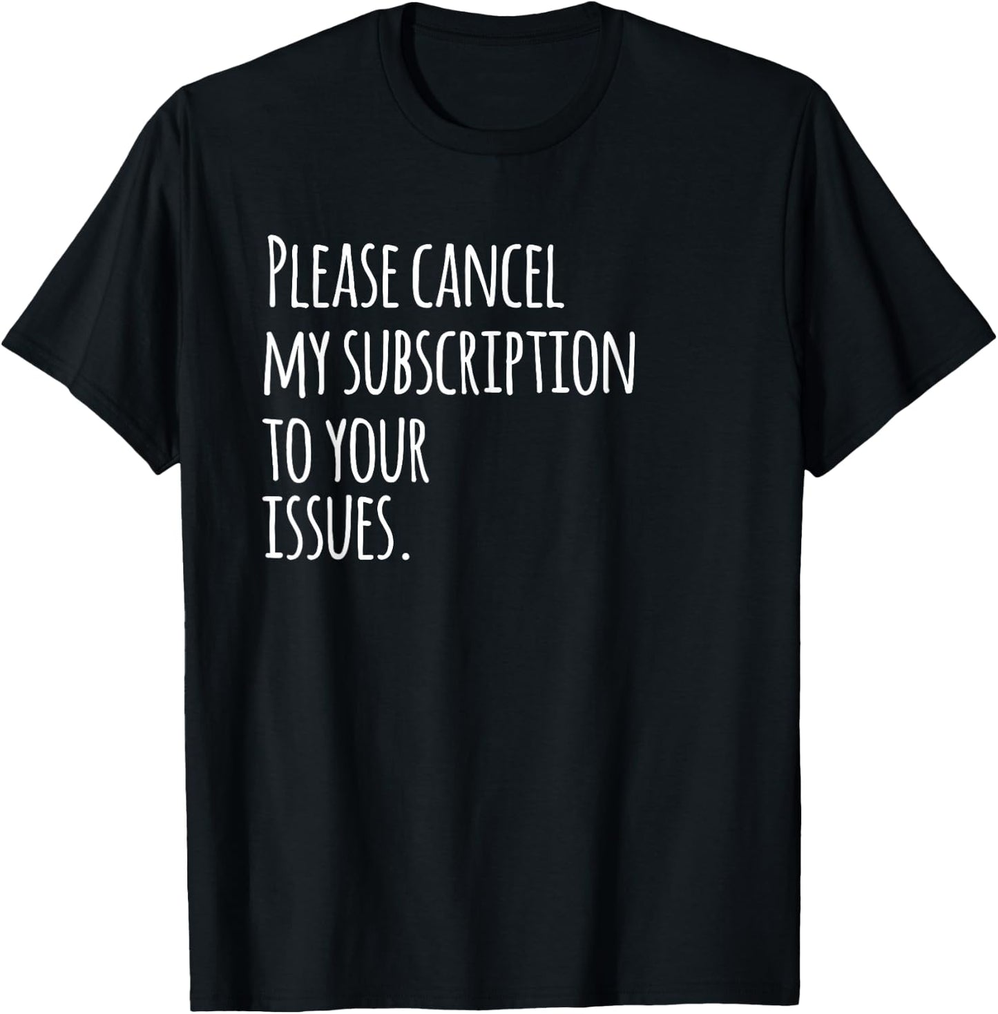 Funny Drama Free Anti-Narcissist Apparel T-Shirt - T-Shirt | Black