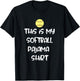 This is My Softball Pajama Shirt for Players Teen Girl T-Shirt - T-Shirt | Black