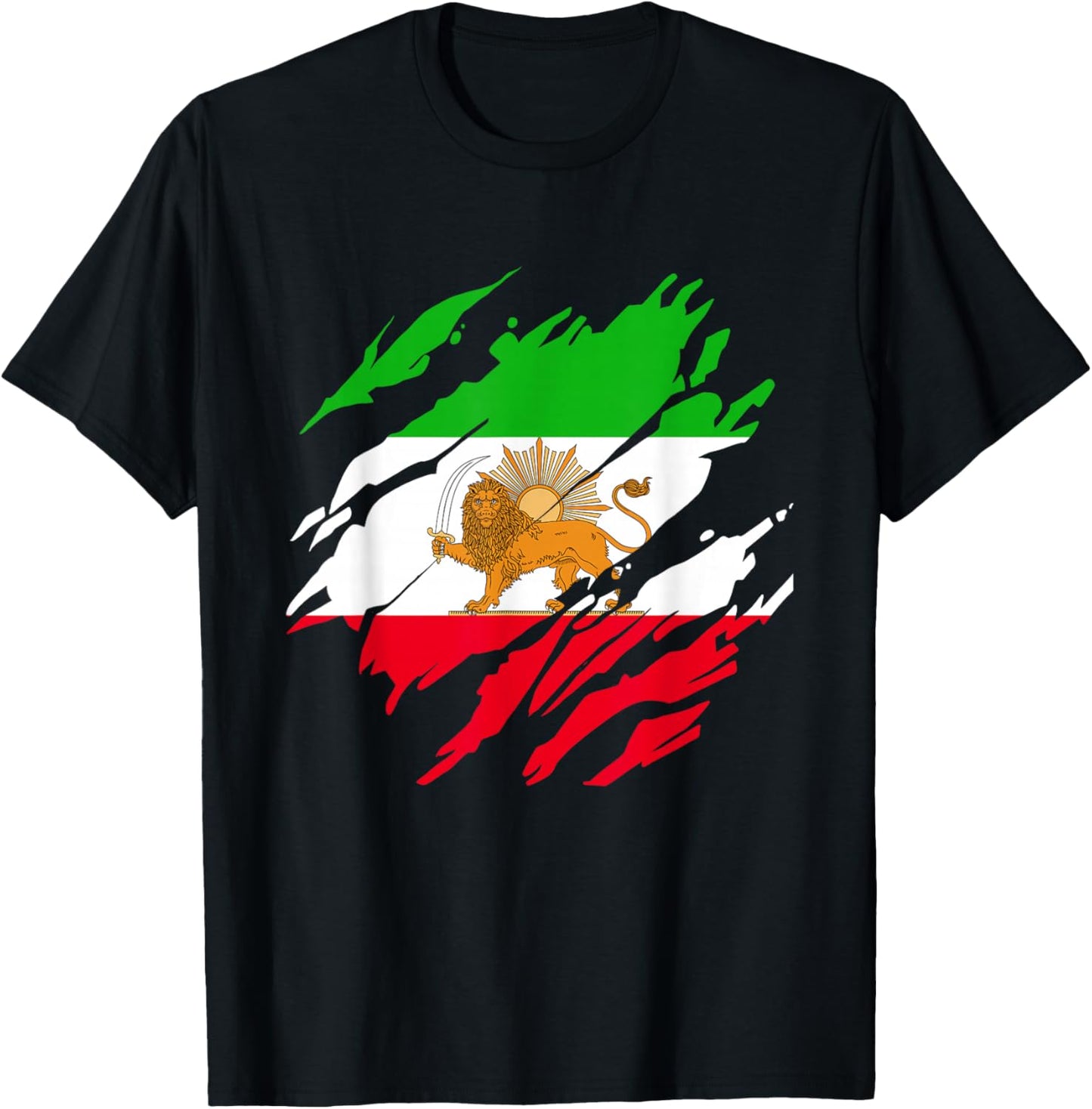 Iranian Persian Lion Iran T-Shirt - T-Shirt | Black