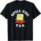 SpongeBob SquarePants Spill The Tea Relaxing SpongeBob T-Shirt - T-Shirt | Black