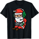 Christmas Gamer Santa Xmas Gaming Men Boys Kids Youth Teen T-Shirt - T-Shirt | Black